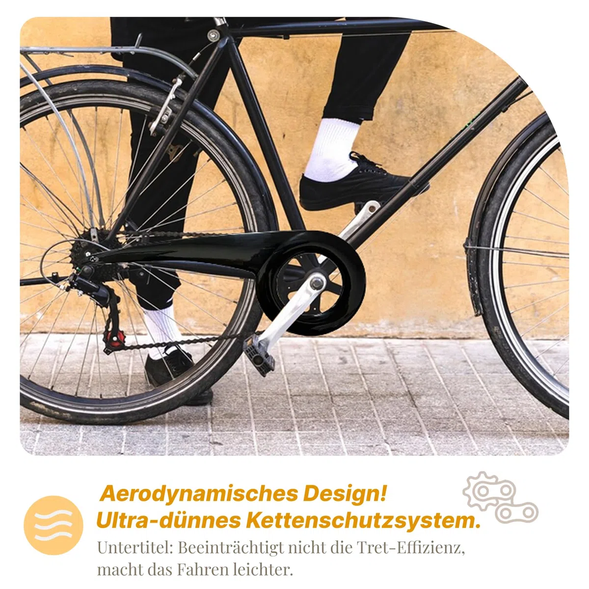 Baoblaze Accesorios de Ciclismo de reemplazo de la Cadena de Bicicletas Que desplaza la protección cigüeñal de la Cadena de Bicicletas