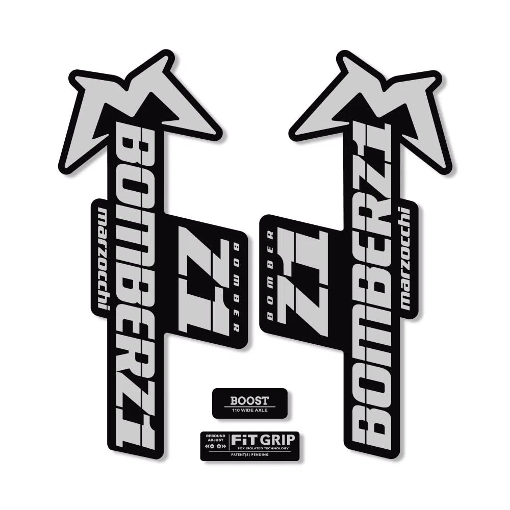 Pegatinas compatibles con horquilla bici Marzocchi Bomber Z1