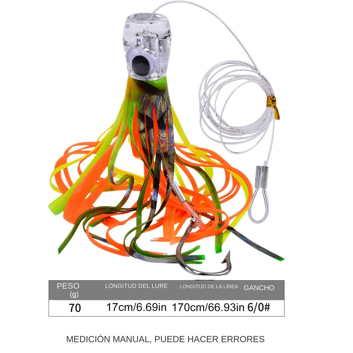 Señuelo para al Curricán | Cebo Salado para Truchas y Peces - Accesorios De con Señuelos De Natación para Dores De Siluro Perca Surf Padre Kayak
