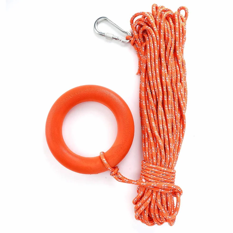 Cuerdas para salvar vidas, herramienta profesional para salvar vidas de 30 m de diámetro, PVC para estanque de piscinas de agua para piscinas