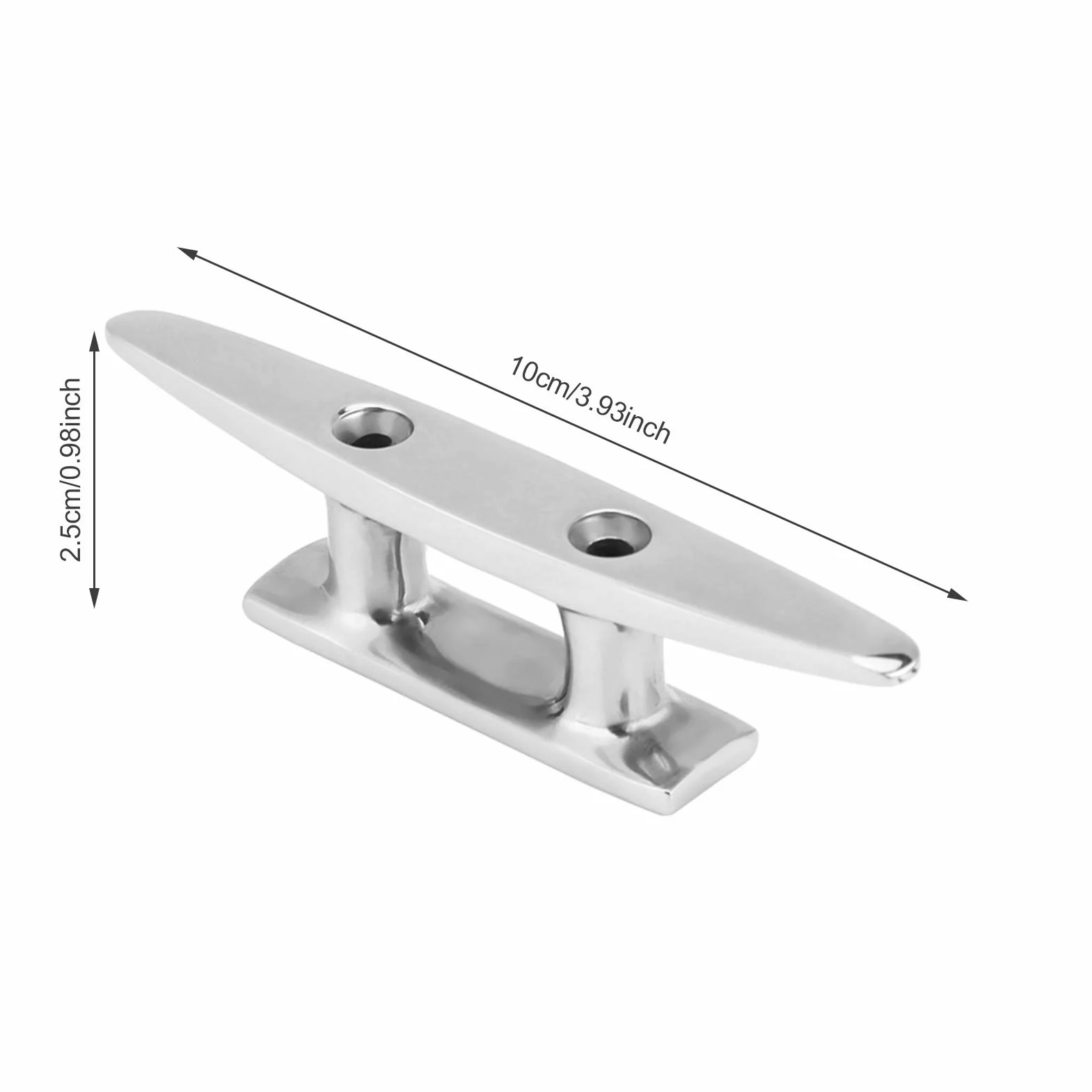 Grapa para barco, 4 pulgadas, acero inoxidable, amarre, muelle, cubierta, cuerda, para yate marino