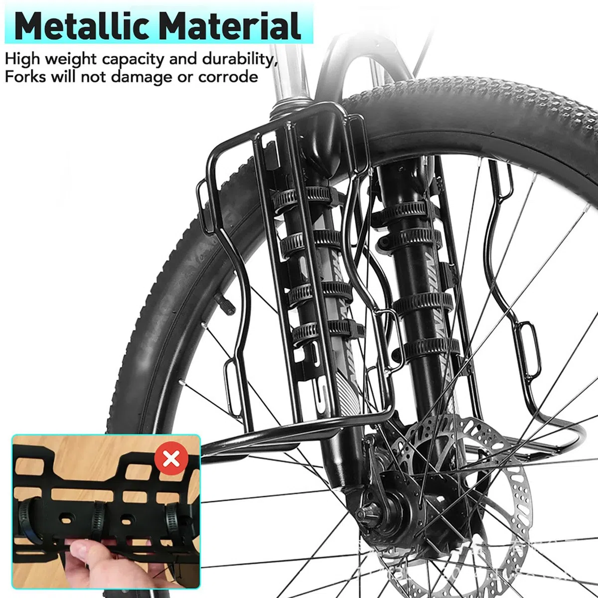 Portaequipajes para bicicleta, portaequipajes para bicicleta, portaequipajes ligero para bicicletas de carretera, bicicletas de ciudad, bicicletas de montaña