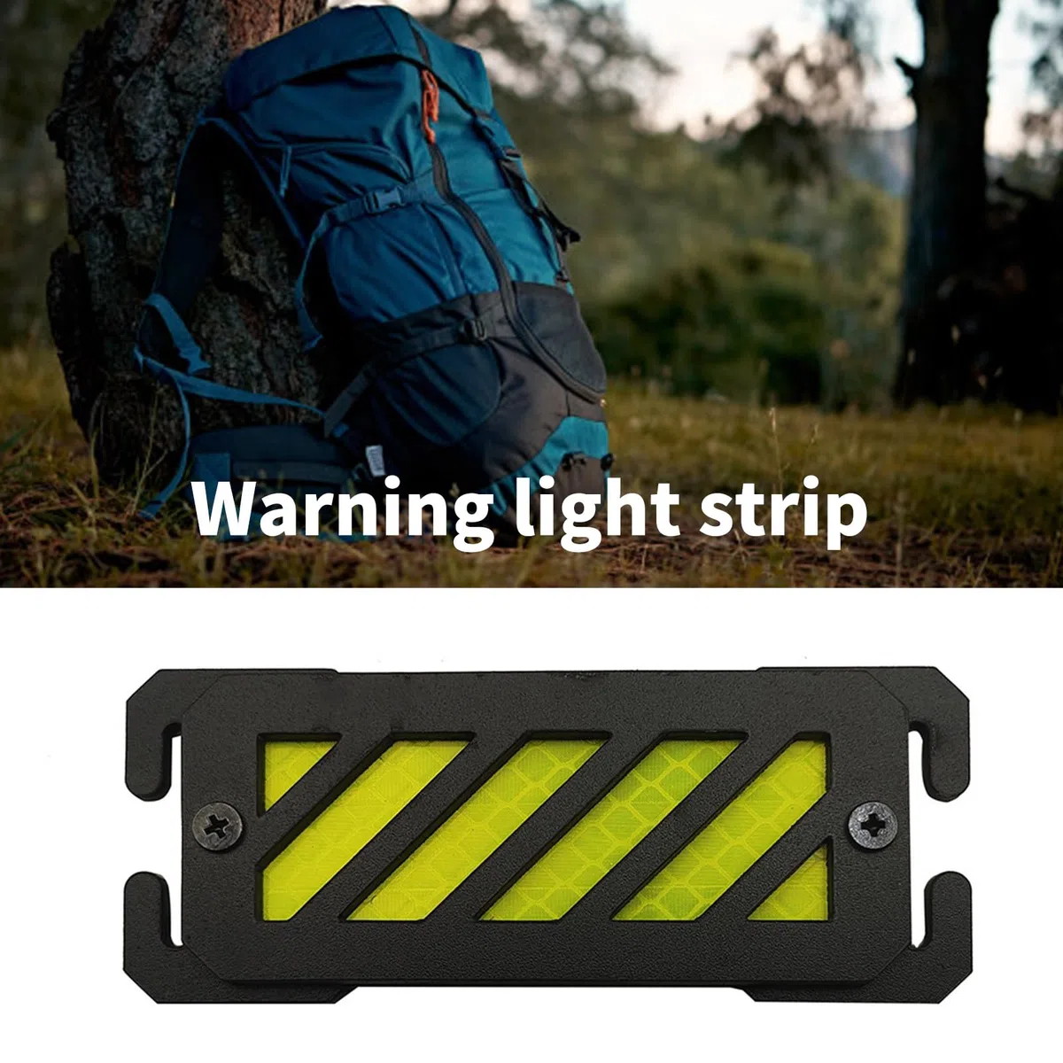 Juego de 2 parches de advertencia tácticos Molles reflectantes, herramienta para exteriores, fácil de usar