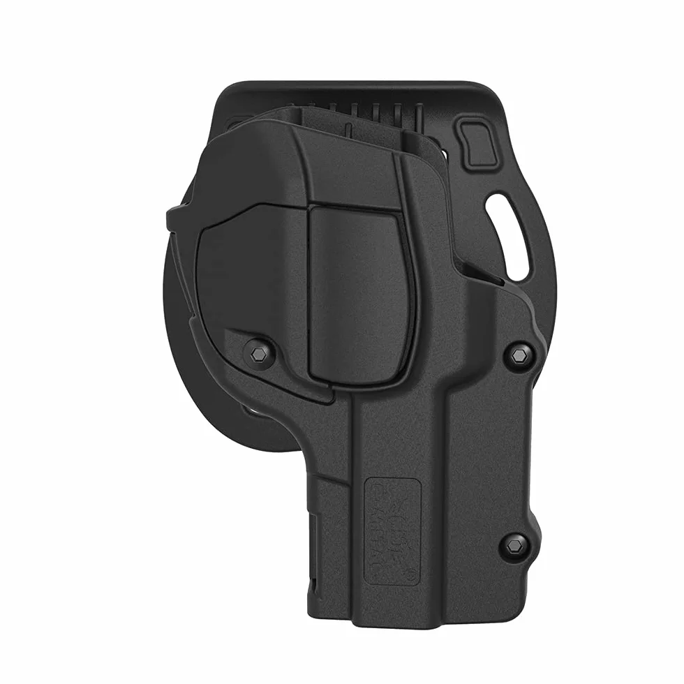 Beretta 92 - Funda táctica OWB para pistola Beretta 92, beretta 92fs, retención de polímero nivel 2, mano derecha, color negro