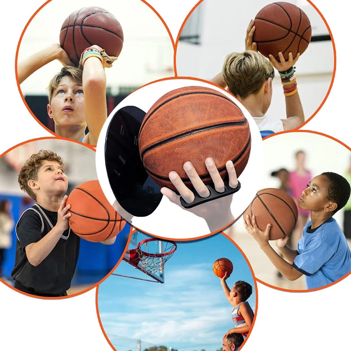 Entrenador de tiro de baloncesto: potenciador de habilidades de tiro profesional, equipo de entrenamiento de baloncesto duradero | Kit de corrección de baloncesto, accesorio guía de tiradores para