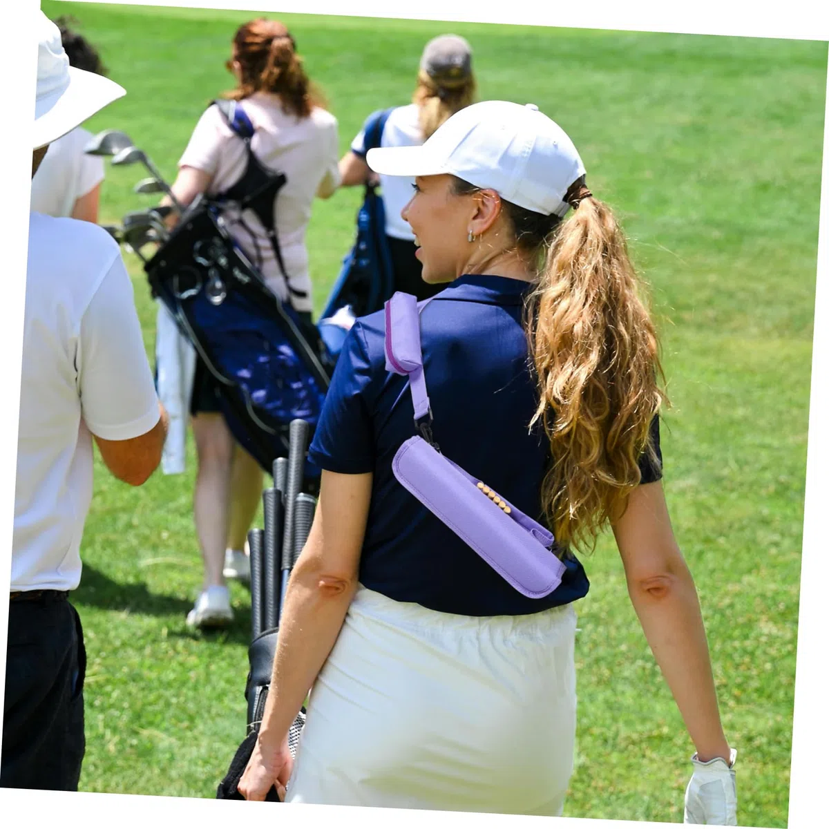 Bolsa Portátil de Golf para Hombres y Mujeres Diseño Compacto de Poliéster, Fácil de Llevar Agarre para Práctica y Viaje