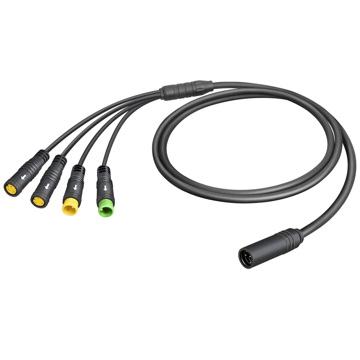 Zeekpowa 1T4 Cable Wiring Harness para Bafang BBS01 BBS02 BBSHD Mid Drive Motor Display Brake Throttle Waterproof Connector 1.3 Meter