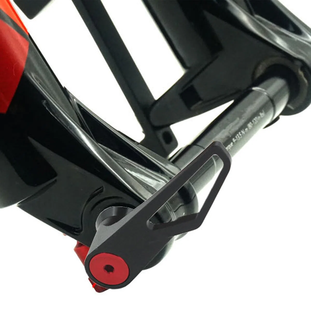 Alide Eje pasante delantero para bicicletas, eje pasante de aleación de aluminio de liberación rápida para bicicletas RockShox de 15 mm, eje adaptador de buje con rosca
