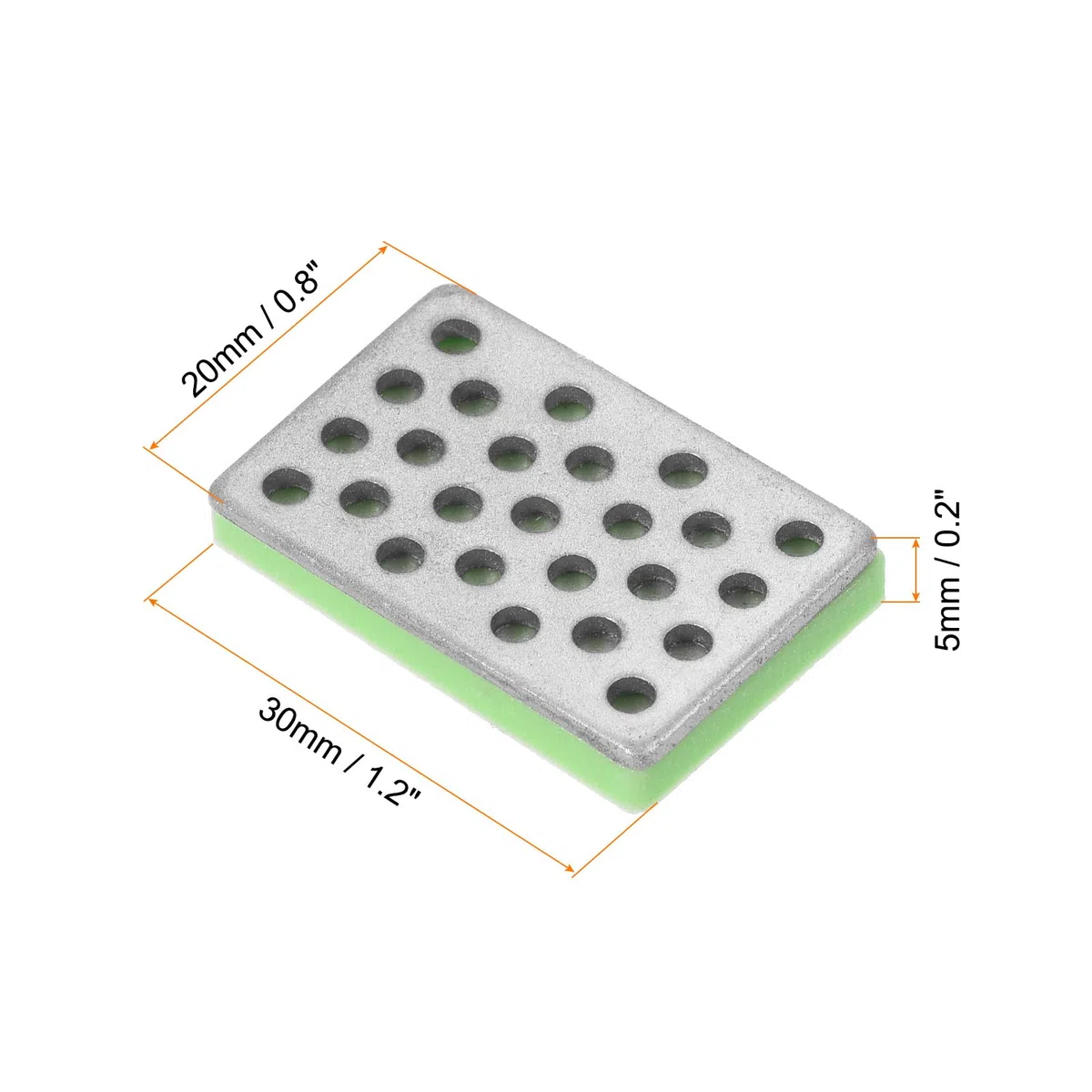 PATIKIL 1.2"x0.8" Extra-Grueso/Fino/Extrafino Esquí Snowboard Diamante Piedra, 3 Paquete Esquí Borde Afilador Diamante Borde Limas Snowboard Afilar Piedra, Negro/Fucsia/Verde