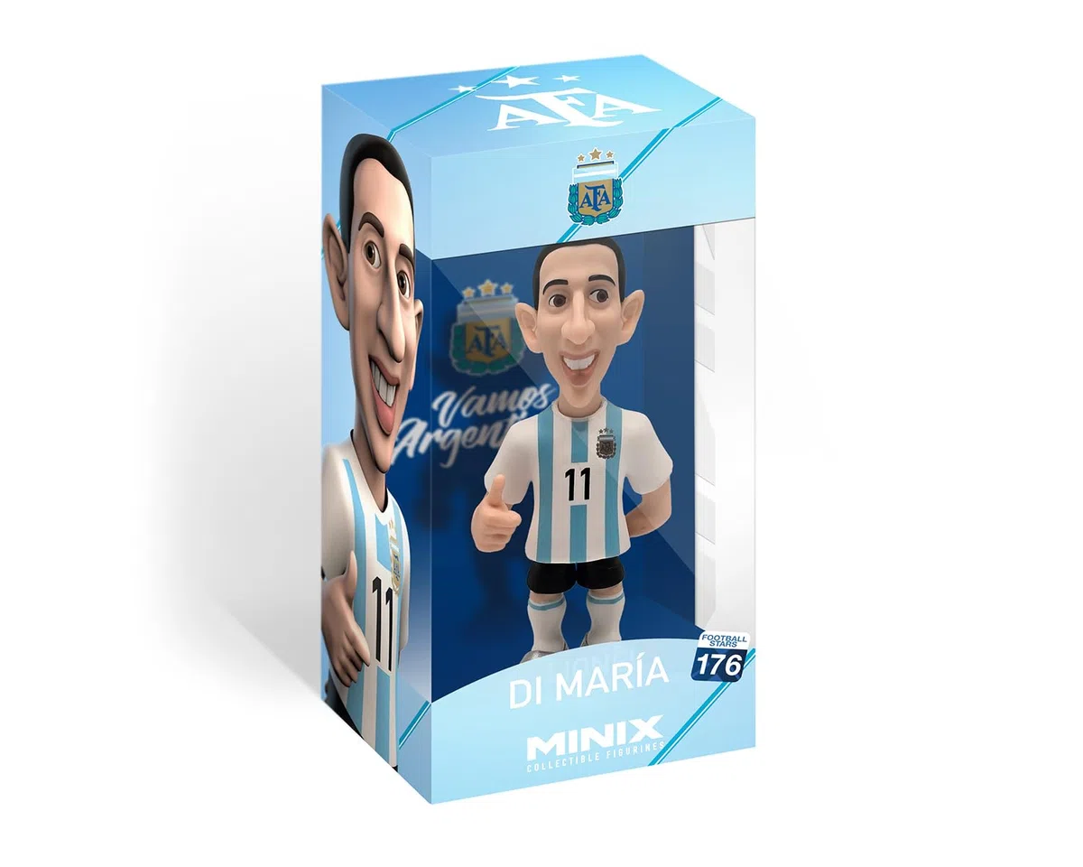 MINIX – Football Stars #176 – Argentina – Angel Di Maria 11 – Figura Coleccionable 12 cm
