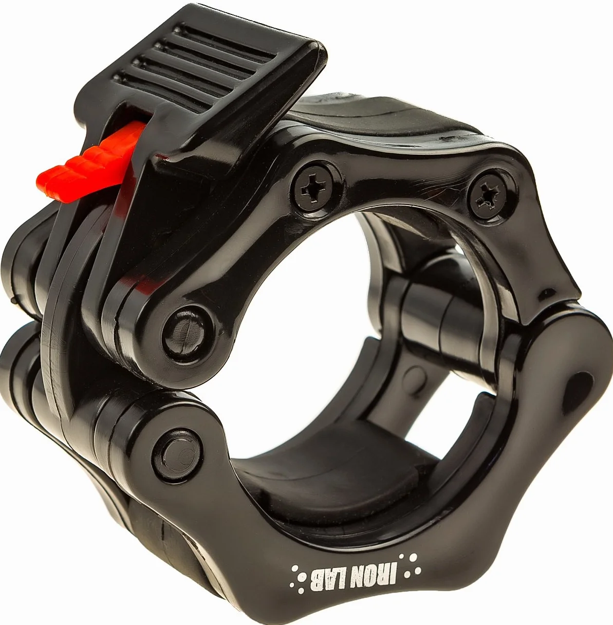 Iron Lab Abrazaderas Mancuerna para Barras Olímpica 50mm Cierres Barra de Pesas Abrazaderas Topes para Barras - Ideal para Levantamiento de Pesas, Entrenamiento Cruzado, Fitness