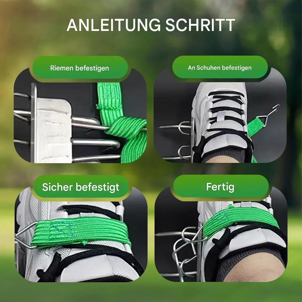 Pinchos para trepar árboles - Equipo de esporas de escalada de acero, juego de zapatos antideslizantes para trepar árboles para recoger frutas y observar la caza | Juego de escalada para la