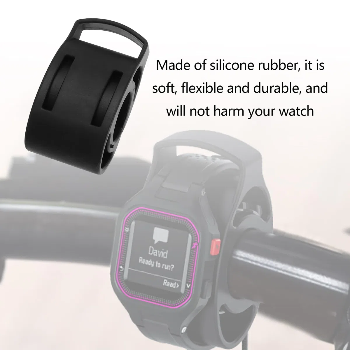 The Lord of the Tools 2 Piezas Soporte para Reloj de Bicicleta Soporte para Reloj de Bicicleta Compatible con Fitbit Compatible con Garmin Compatible con Polar Accesorios de Soporte
