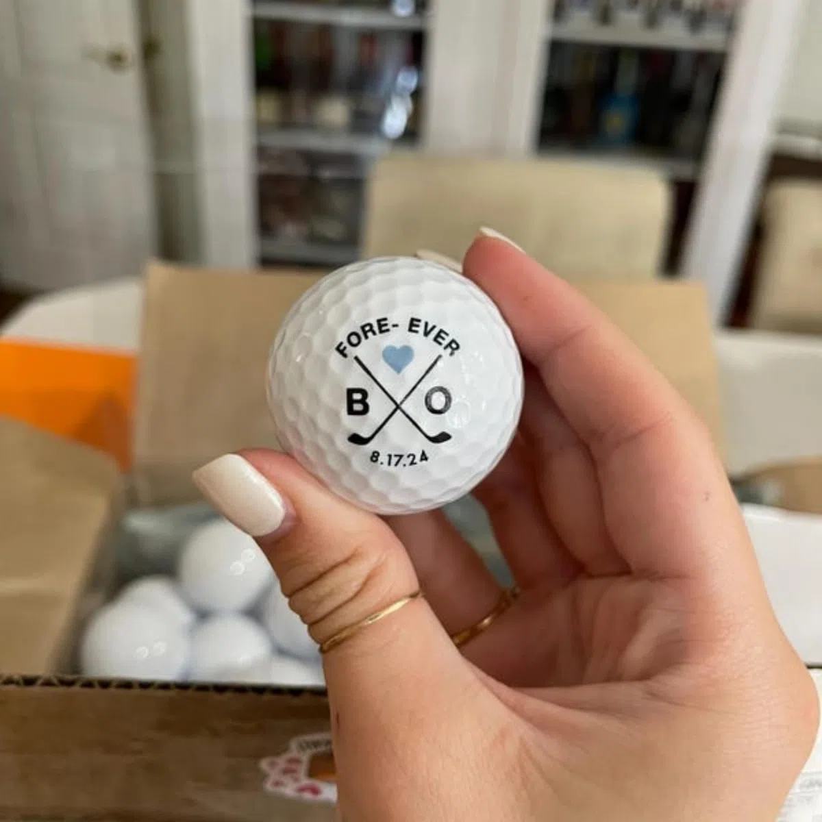 Pelotas de golf personalizadas, regalos de boda, pelota de golf personalizada, regalos de boda para invitados, regalo personalizado para mujeres y hombres