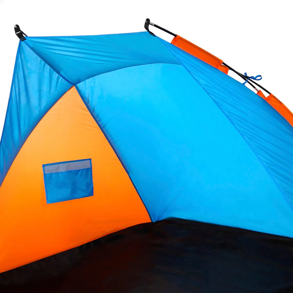 Aktive 62137 - Tienda paravientos azul y naranja 200x125x120 cm