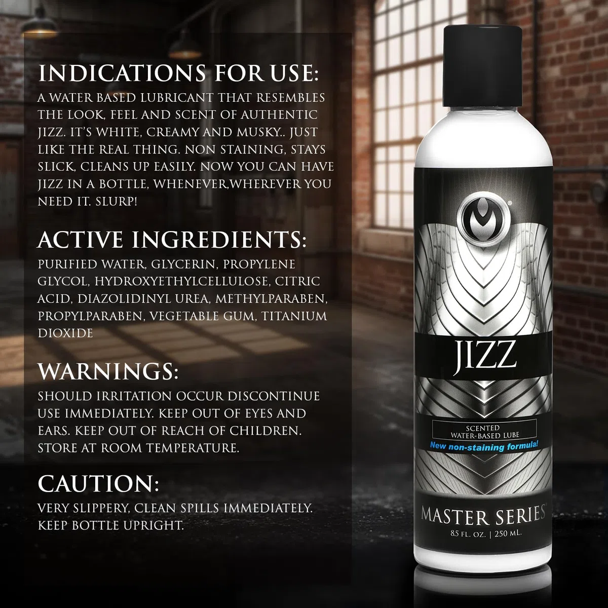 Master Series - Jizz - réplica de lubricante de semen (olor, textura...)