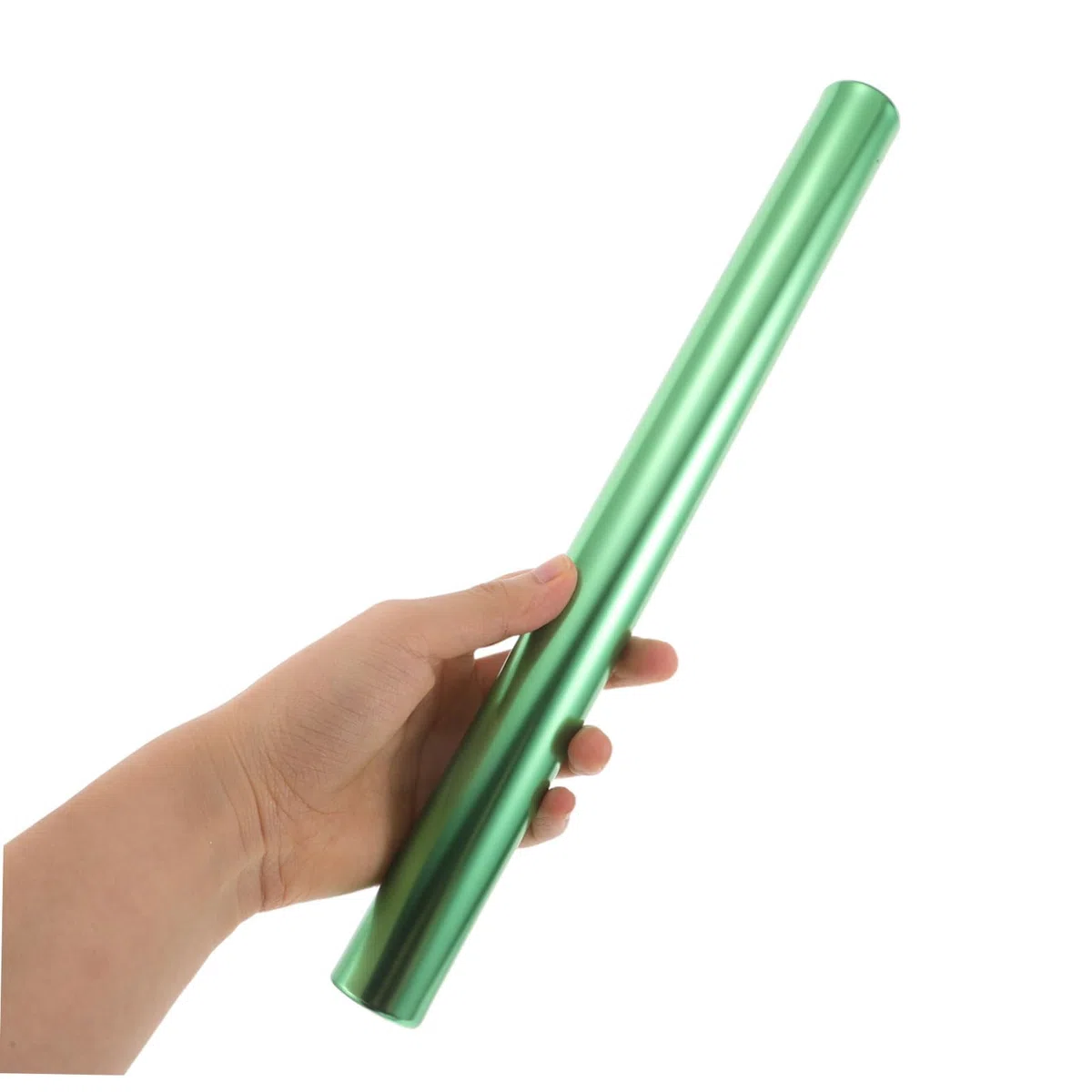TOYANDONA Palos de Atletismo de Aleación de Aluminio, Diseño Ergonómico y Uso Versátil, Paquete de 5 Piezas para Competiciones Escolares y Relevos Deportivos