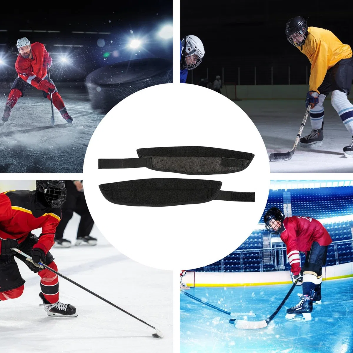 Protector de cuello de hockey para jóvenes | Equipo de protección para deportes de invierno | Protector de cuello de hockey sobre hielo, para jugadores, niños, adultos, atletas, árbitros, torneos