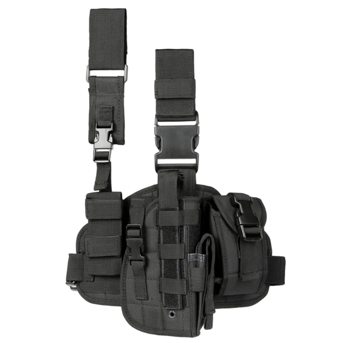 ACEXIER Tactical Drop Leg Holster con Estuche de Revista Militar Tactical MOLLE Pistola Pistola Pistola Muslo Pistola Pistolera Panel de Plataforma Ajustable para diestros