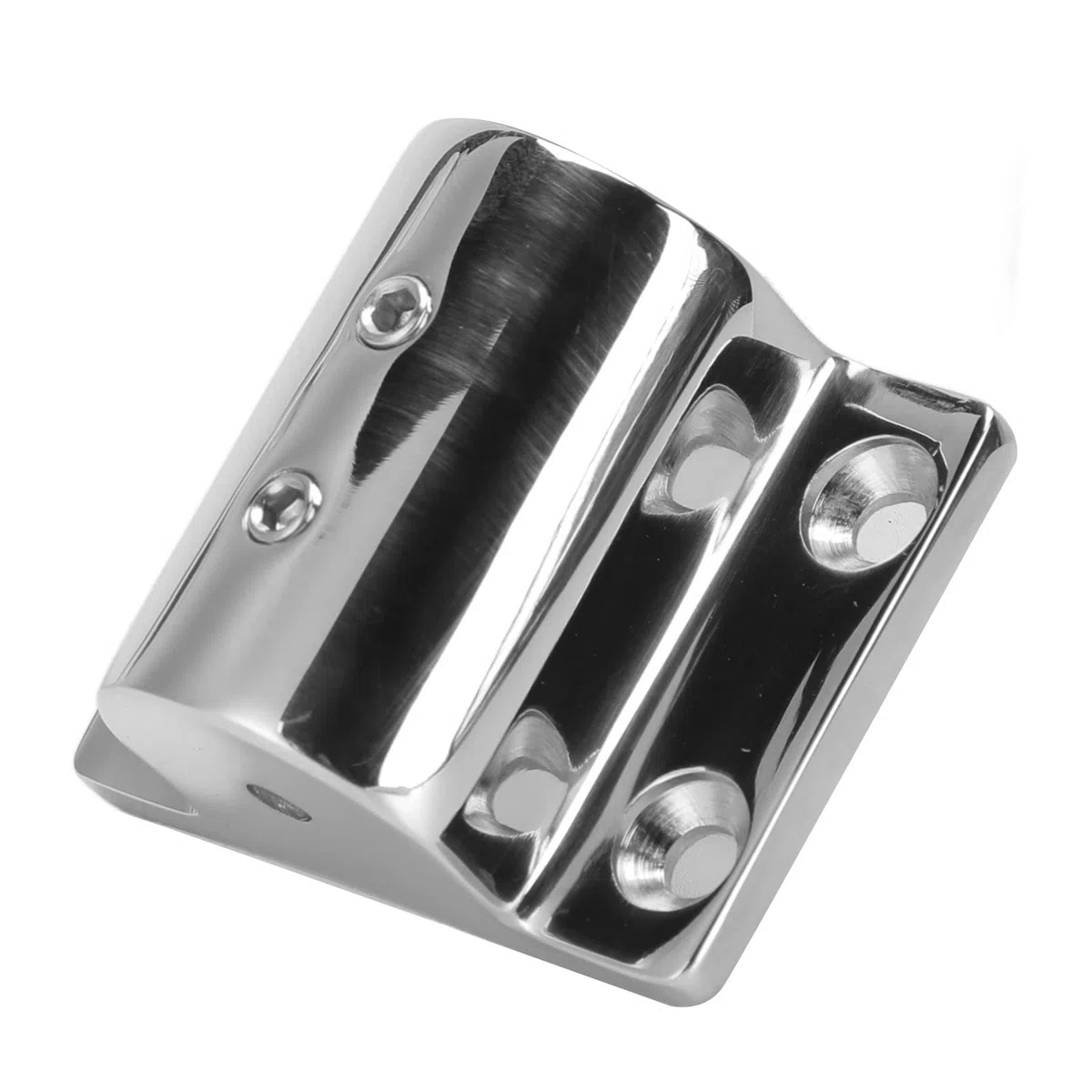 Barandilla de Yate Marino de Acero Inoxidable, Base Pulida Duradera para Barco, Orificio de 7/8 Pulgadas