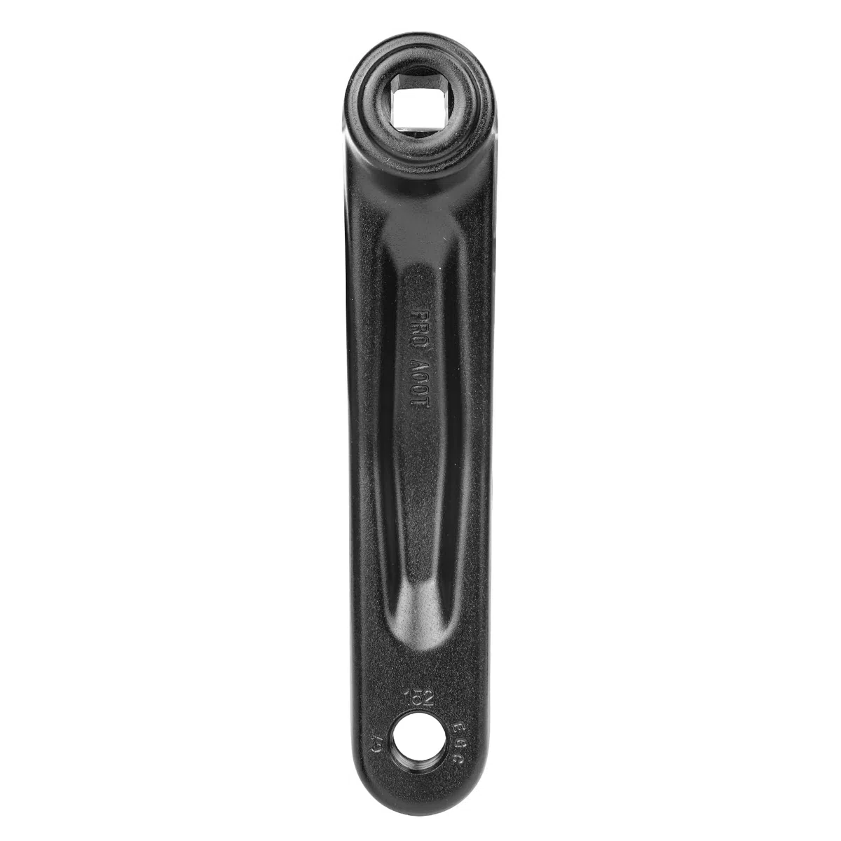 MEGHNA Brazo de manivela izquierdo para bicicleta, manivela de aluminio de alta calidad con orificio cuadrado (152/165/170 mm) – Universal para bicicleta de ciudad, bicicleta de trekking, bicicleta