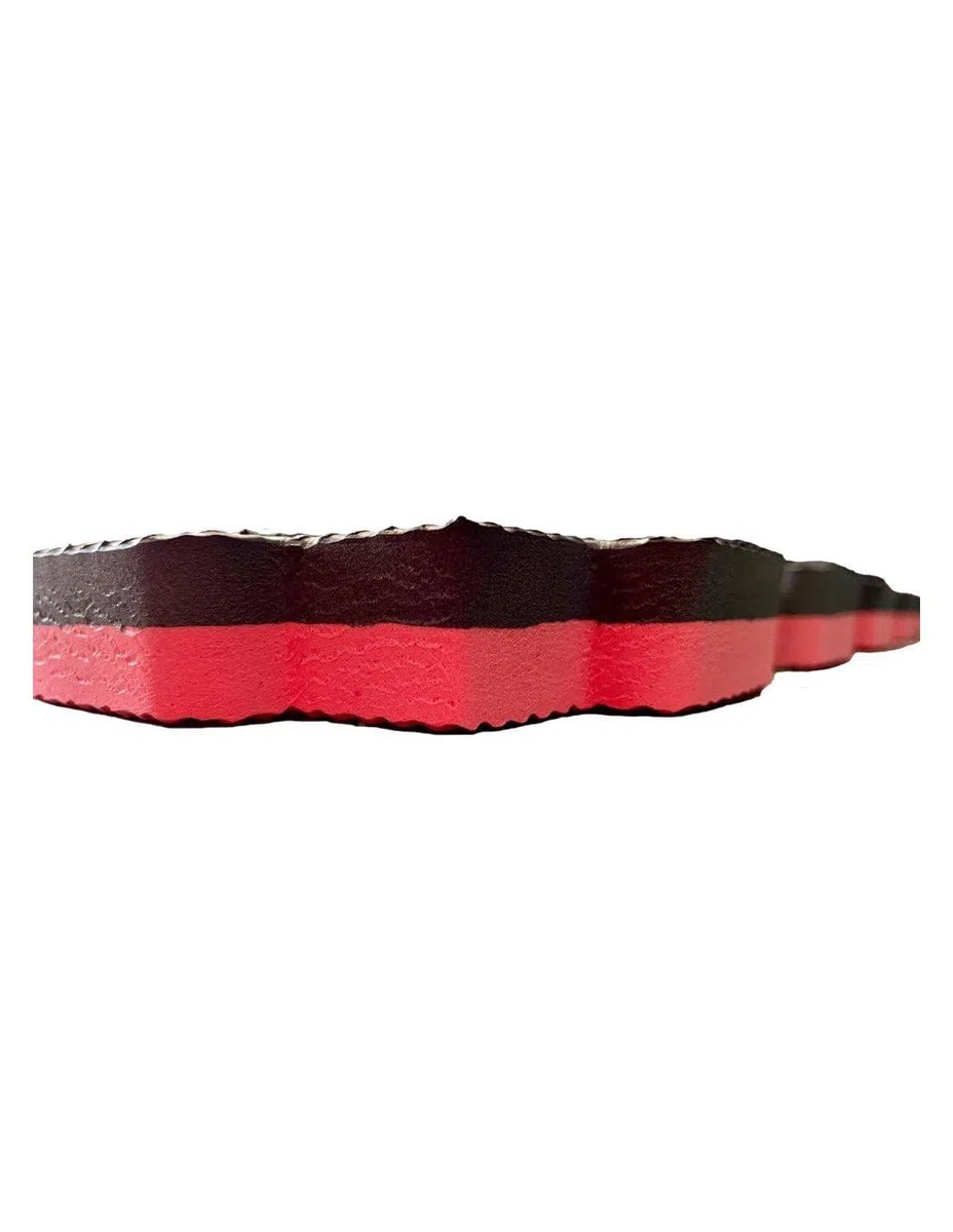 JARDIN202 - Tatami Puzzle | Lote x10 loseta - Rojo/Negro | Esterilla Reversible Antideslizante | Artes Marciales, Judo
