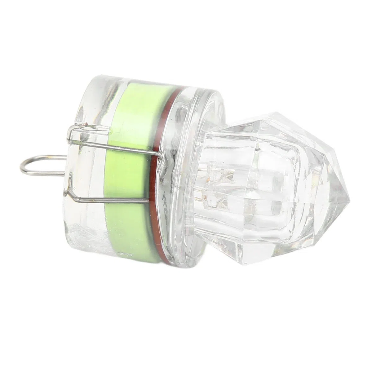 RiToEasysports Luz de Señuelo de Pesca, 5 Piezas en Forma de Diamante LED Resistencia a la Corrosión Luz de Señuelo de bajo Intermitente de Apertura Automática
