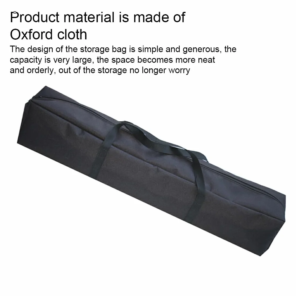 Bolsa de almacenamiento de poste para toldo de Camping, soporte impermeable para artículos diversos, bolso de mano de tela Oxford de gran capacidad para Picnic al aire libre, 130x20x20cm