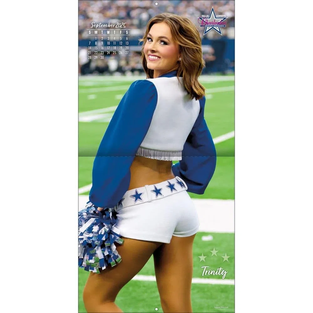 TURNER LICENSING Dallas Cowboys Cheerleaders 12X12 Sideline Calendario de pared - 16 meses (26998011961)