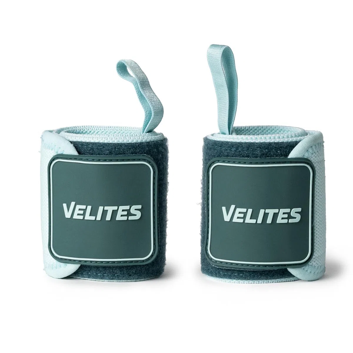 Velites - Muñequeras Flexibles Nylon con Agarre Pulgar - Oficial de la Real Federación de Halterofilia - Velcro con Extra Adherencia - Sujección para Entrenamiento Funcional, Fuerza y Gimnasio