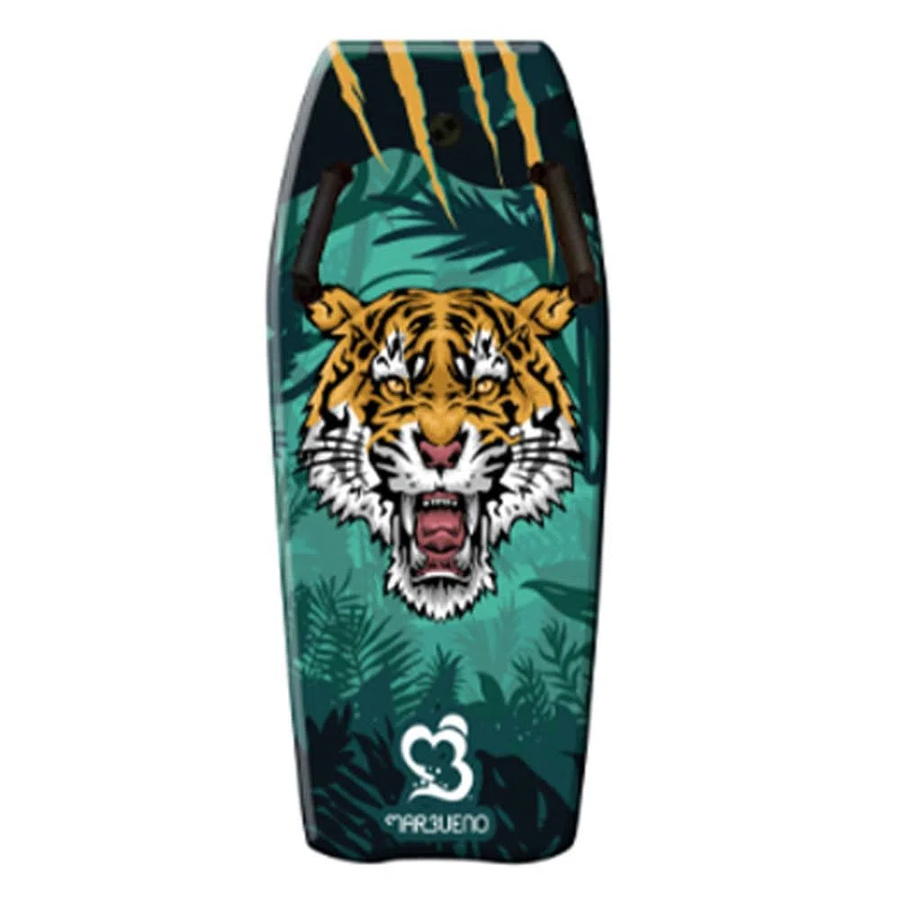 Marbueno Tabla de Surf EPS con Asas Diseño Tigre 94 cm Retractil Piscina y Playa MARBUENO SUMMER 10076TIGR