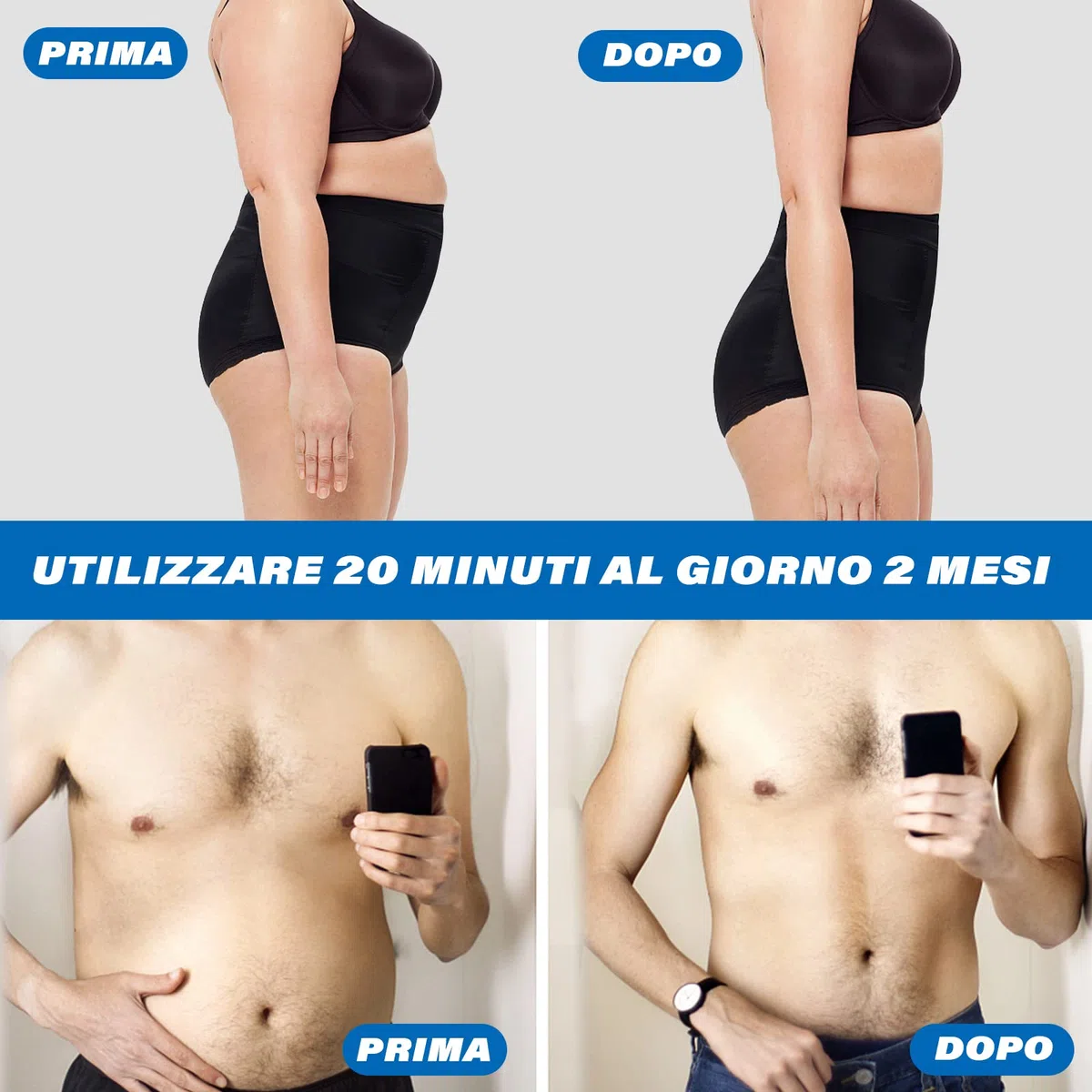Faburo Electroestimulador para Abdominales