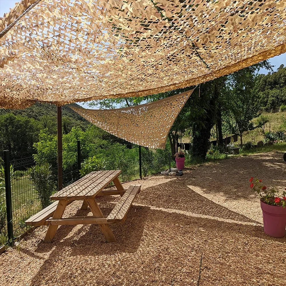 Red de Camuflaje 4x6 2x3 3x3 3x4 4x4 8x10m Malla De Camuflaje Neto Toldo Vela de Sombreo Exterior para Decoración de Caza, Pergolas, Jardin, Protección Solar