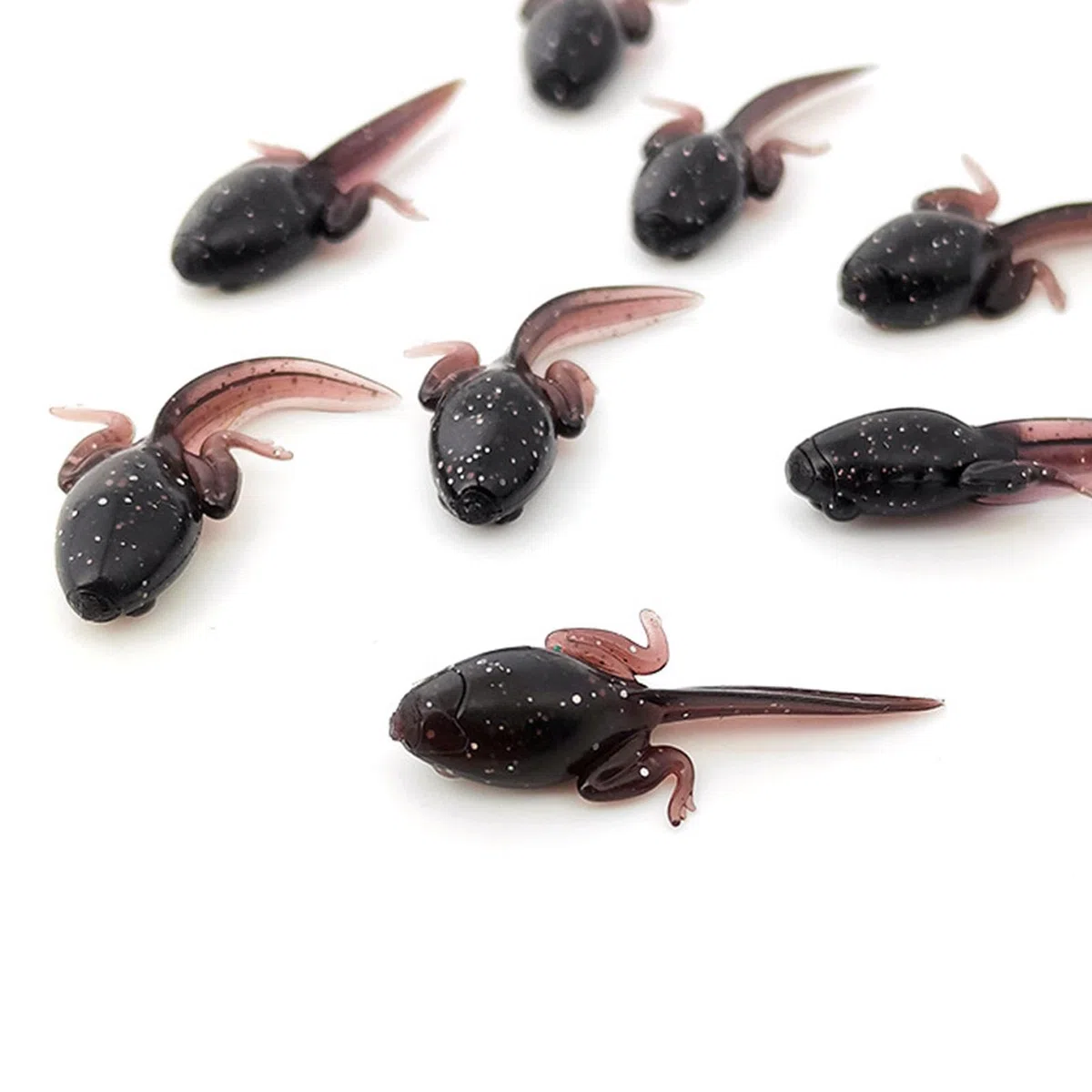 10 Señuelos de Pesca Artificiales con Forma de Renacuajo, Portátiles Y Fáciles de Usar, para Trucha, Aparejos de Pesca Al Aire Libre.