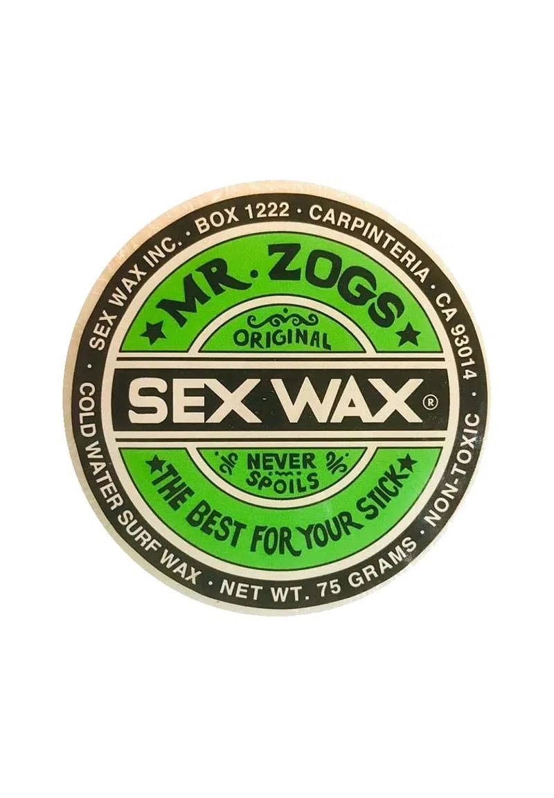 SEX WAX MR. ZOGS Cold Sex Wax Original Surfwachs Green