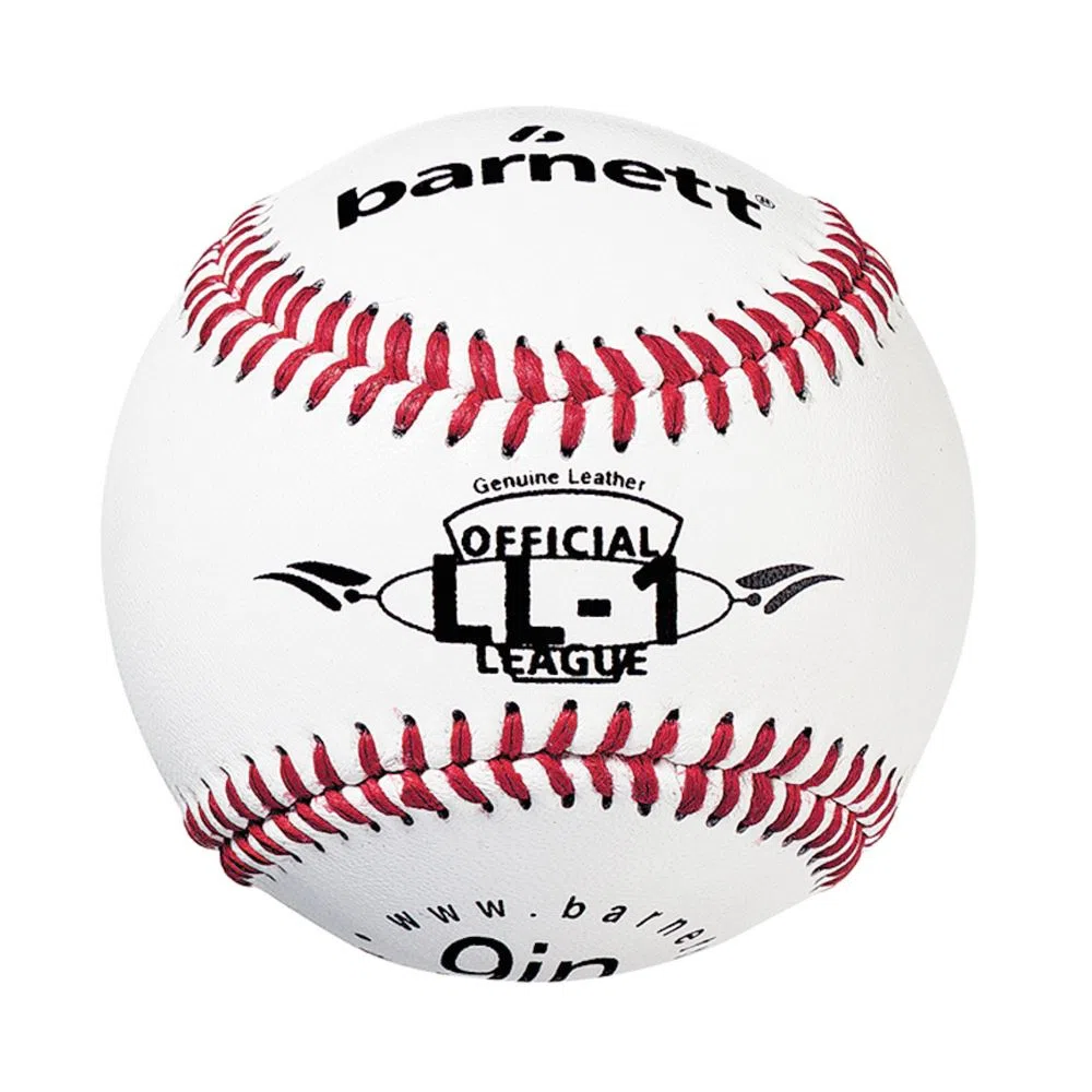 BARNETT LL-1 - Pelota de béisbol para competición/Entrenamiento, 9", Color Blanco