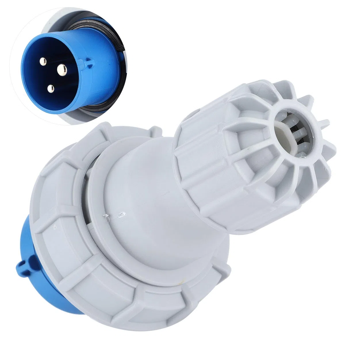 Enchufe de Alimentación 3 Pin 220? Barco Marino de Agua Barco a Tierra Enchufe para Voltaje Yath RV y Capacidad de Corriente 16A Este Bote Marino Es Potencia Complementaria