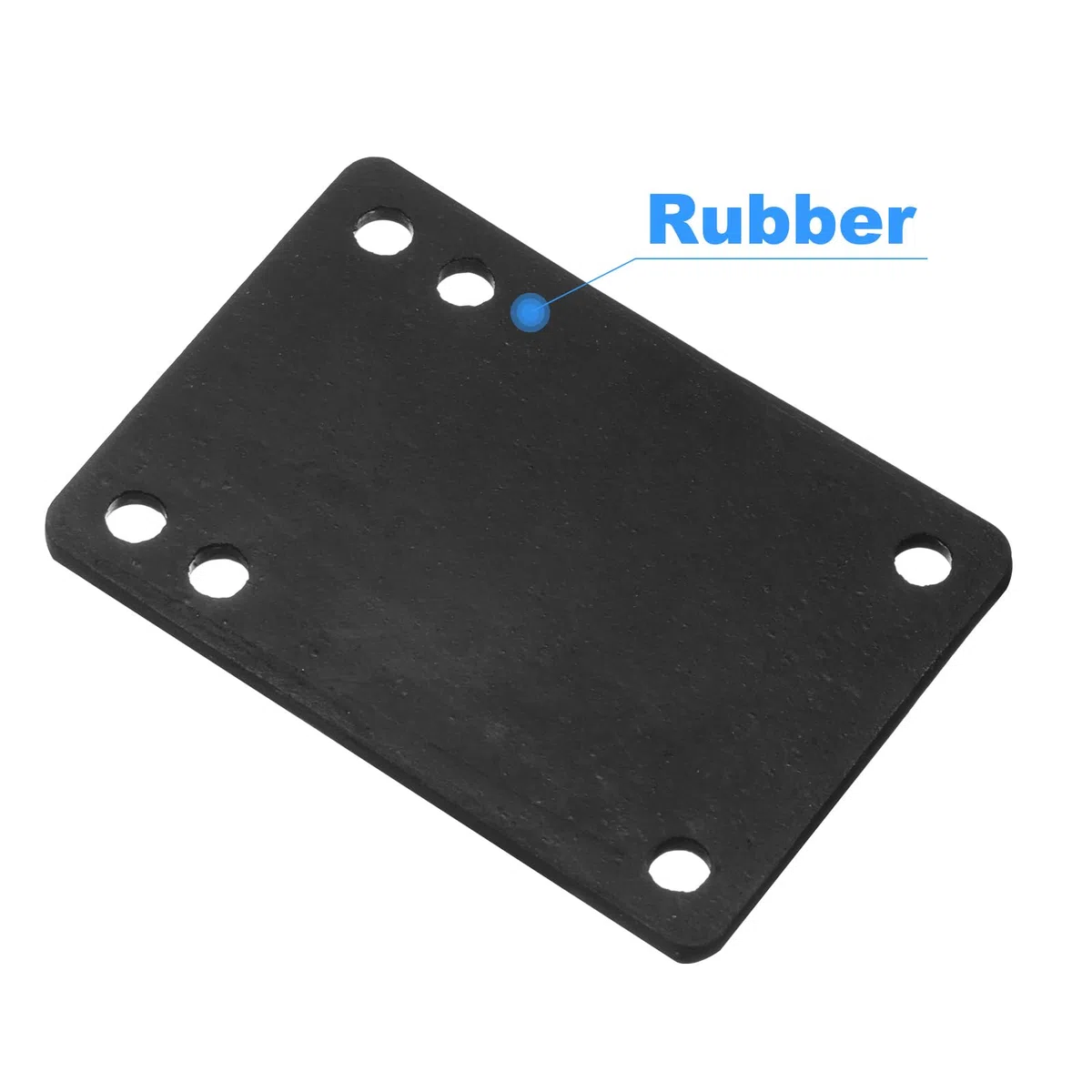 PATIKIL Juego de Almohadillas Elevadoras para Monopatín de 3 mm/1/8 con Kit de Tornillos 2 Juegos de Almohadillas de Cuña Inclinadas de PU de 29 mm y Pernos de Montaje Negro