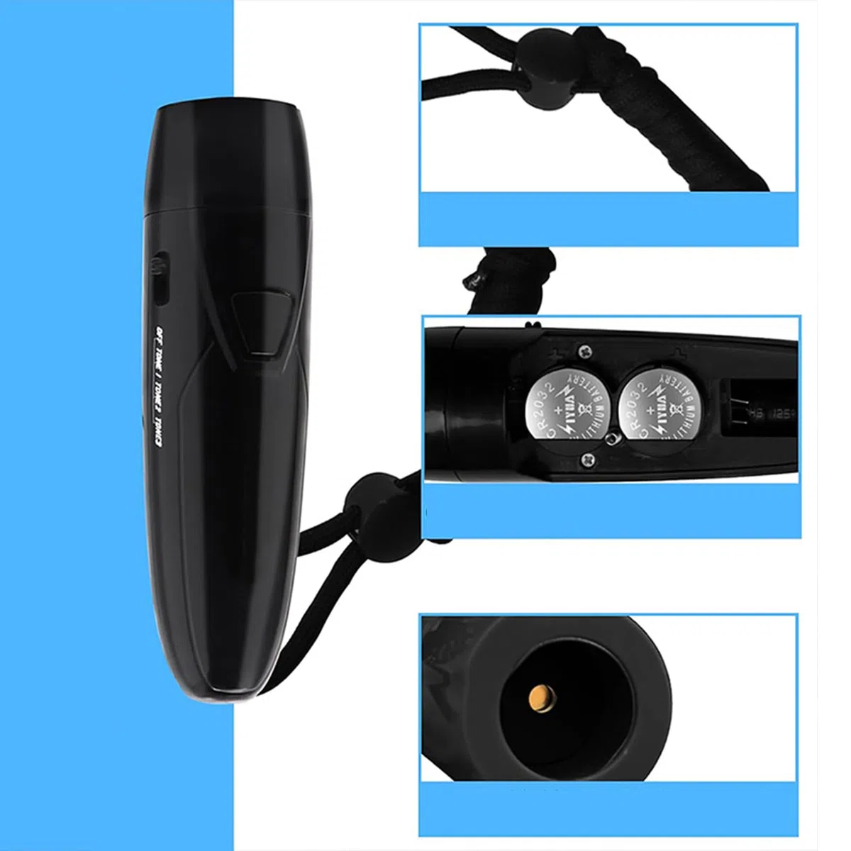Bear Air Horn: Alarma de Seguridad eléctrica, de Alto decibelio, Repelente de Vida Silvestre al Aire Libre, de Emergencia, Dispositivo de Alerta de senderos | Bocina para mochileros de 1