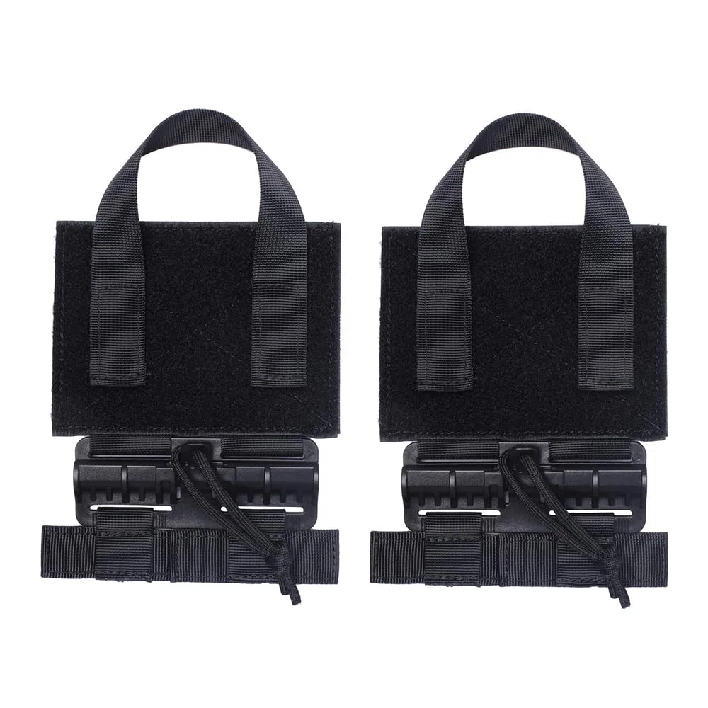 Tactical Vest Quick Release Buckle Set Single Point Molle Quick Remover Buckle Set with Hook and Loop Fastener for JPC CPC NCP XPC 420 Chaleco