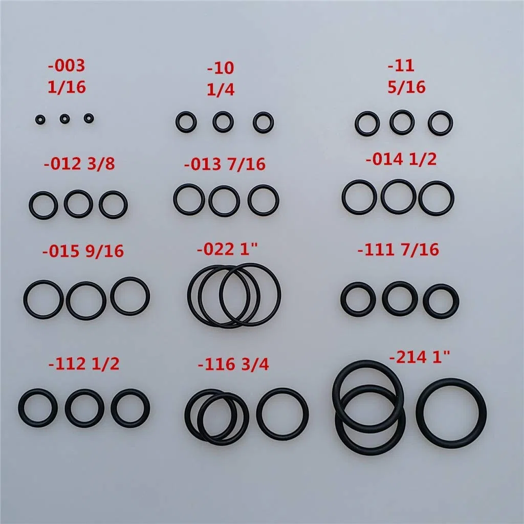 Kit de 170 juntas tóricas de buceo con juego de ganzúas, 12 tamaños, 70 Duro, manguera de buceo, regulador de válvula de tanque, anillos sellados AOD