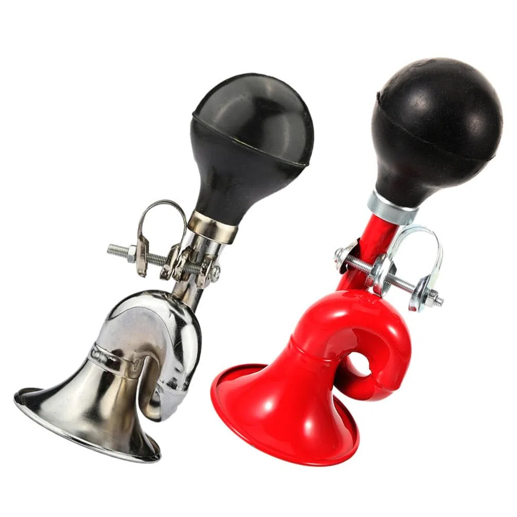 Sosoport 2piezas Bocina De Bicicleta Retro De Aire Sonido Potente para Bicicletas De Montaña y Carretera Diseño Clásico y Accesorio Duradero y Resistente Al Envejecimiento