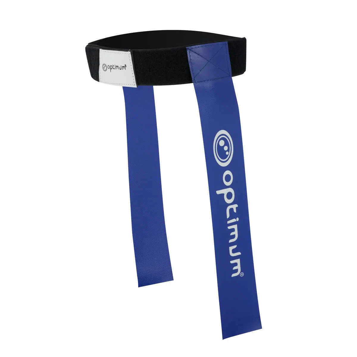OPTIMUM Touch Rugby Tackle-Cinturón y 2 Banderas, Color Rojo Unisex Adulto
