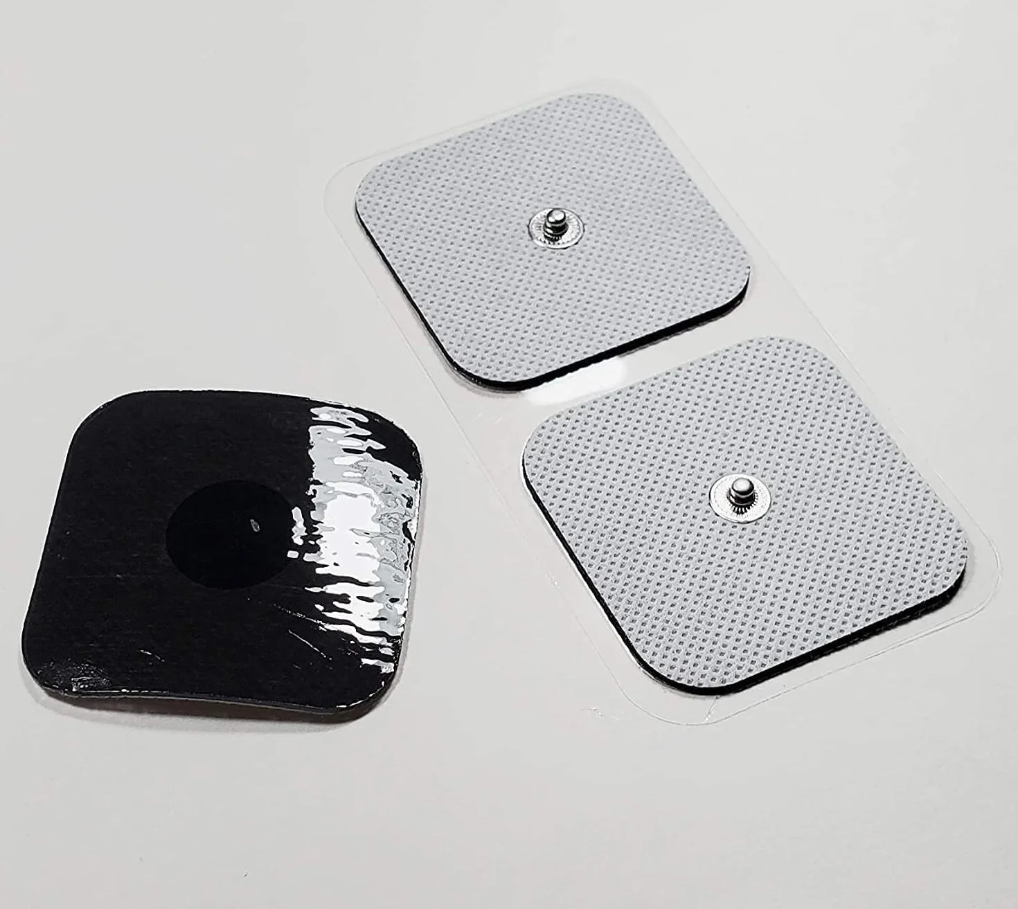 20 Piezas Electrodos para Electroestimuladores, Almohadillas de Electrodos para Electroestimulación Muscular TENS/EMS Masajeador Electrónico de Pulso