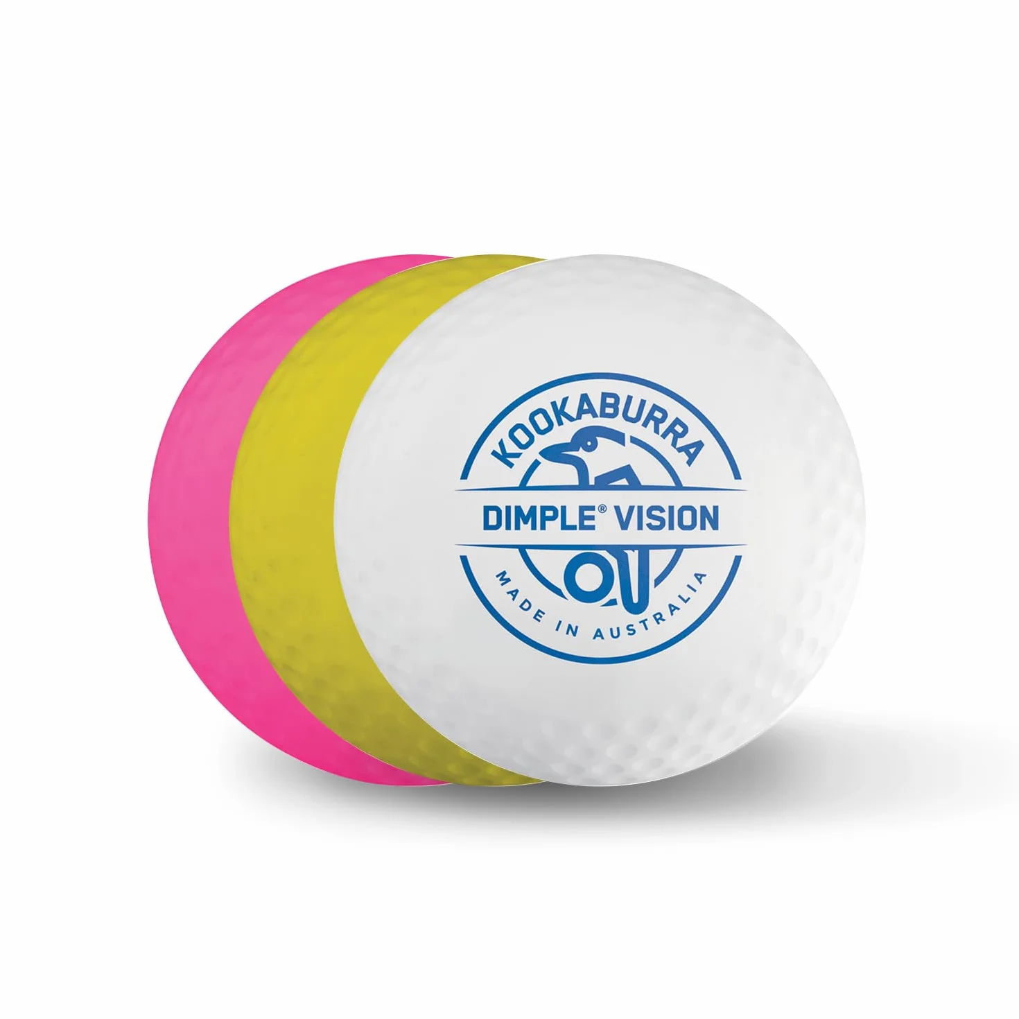 Kookaburra Dimple Vision - Pelota de Hockey Blanca
