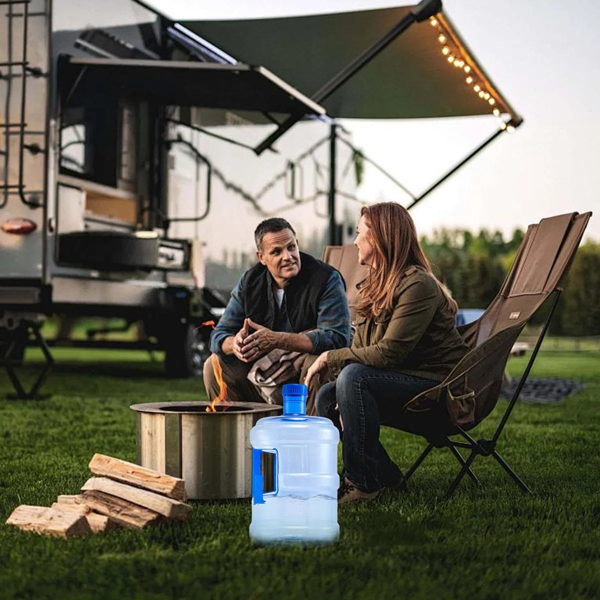 Genérico Cubo Dispensador Aguas, Jarra De Agua De 5 L/7.5 L, Recipiente Botella Agua Reutilizable, A Prueba Fugas, para Camping Picnic Exterior Hoga