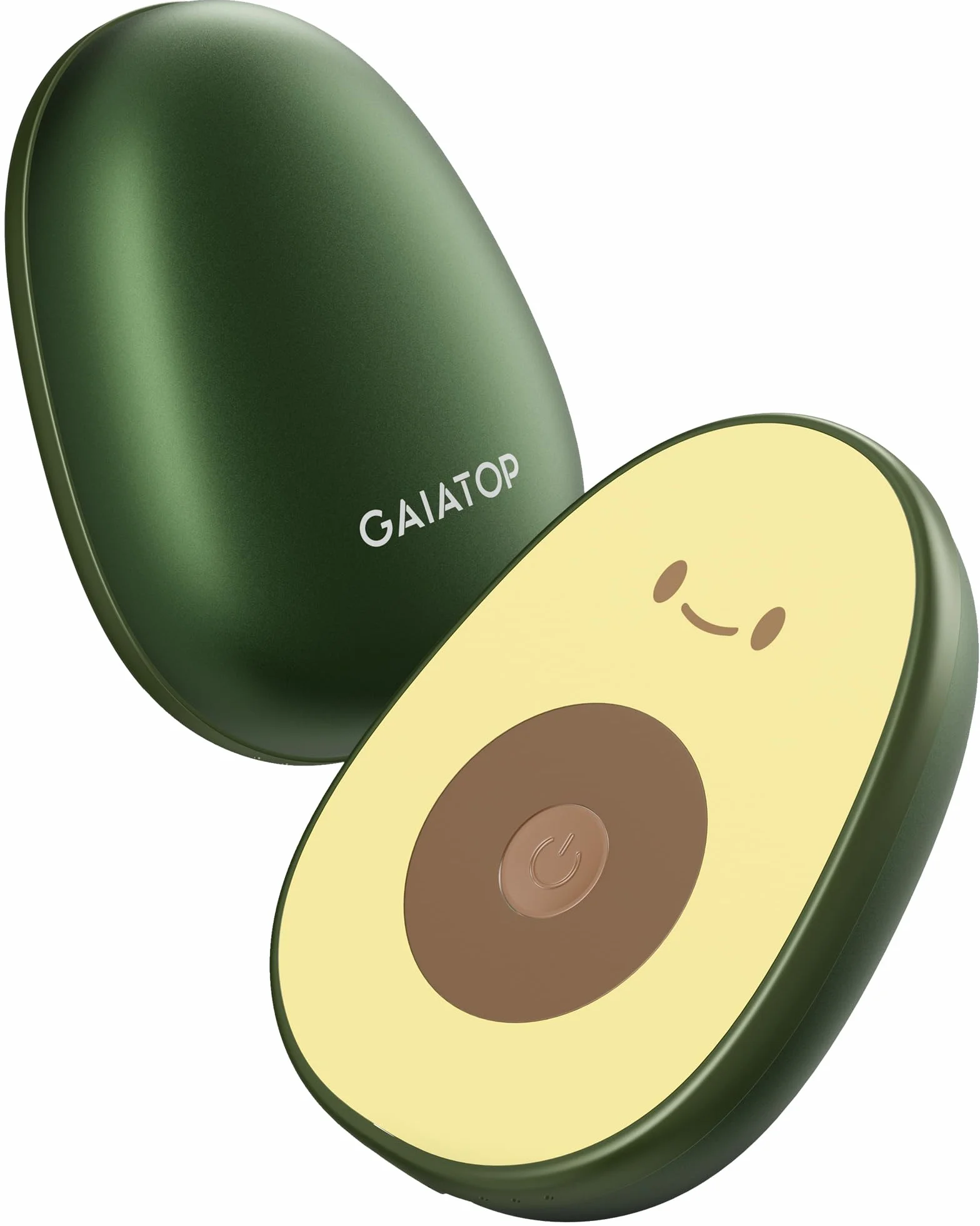 Calentadores de Manos Gaiatop Recargables (Paquete de 2), magnéticos, 3 configuraciones, Calentamiento rápido, Forma de Aguacate, Calentadores eléctricos portátiles de Bolsillo, Reutilizables