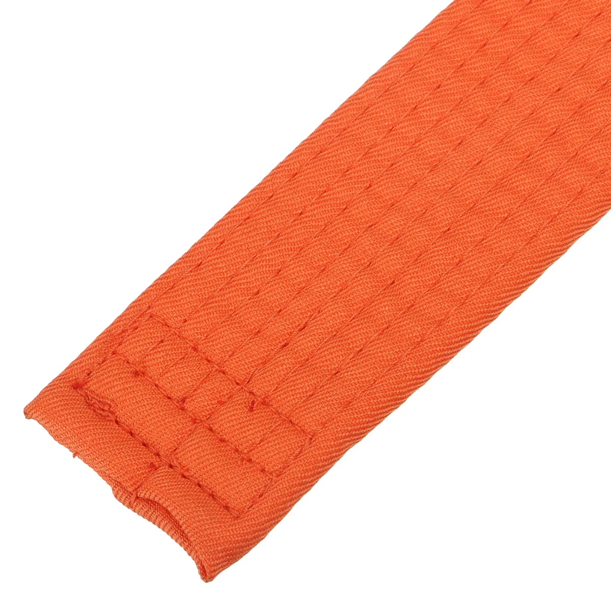PATIKIL Cinturón de Rango de Colores de Taekwondo 1.6" X7.2 Pies 2.2M, Cinturón de Artes Marciales de Poliéster Judo Karate para Enseñanza de Entrenadores, Práctica de Enseñanza, Naranja