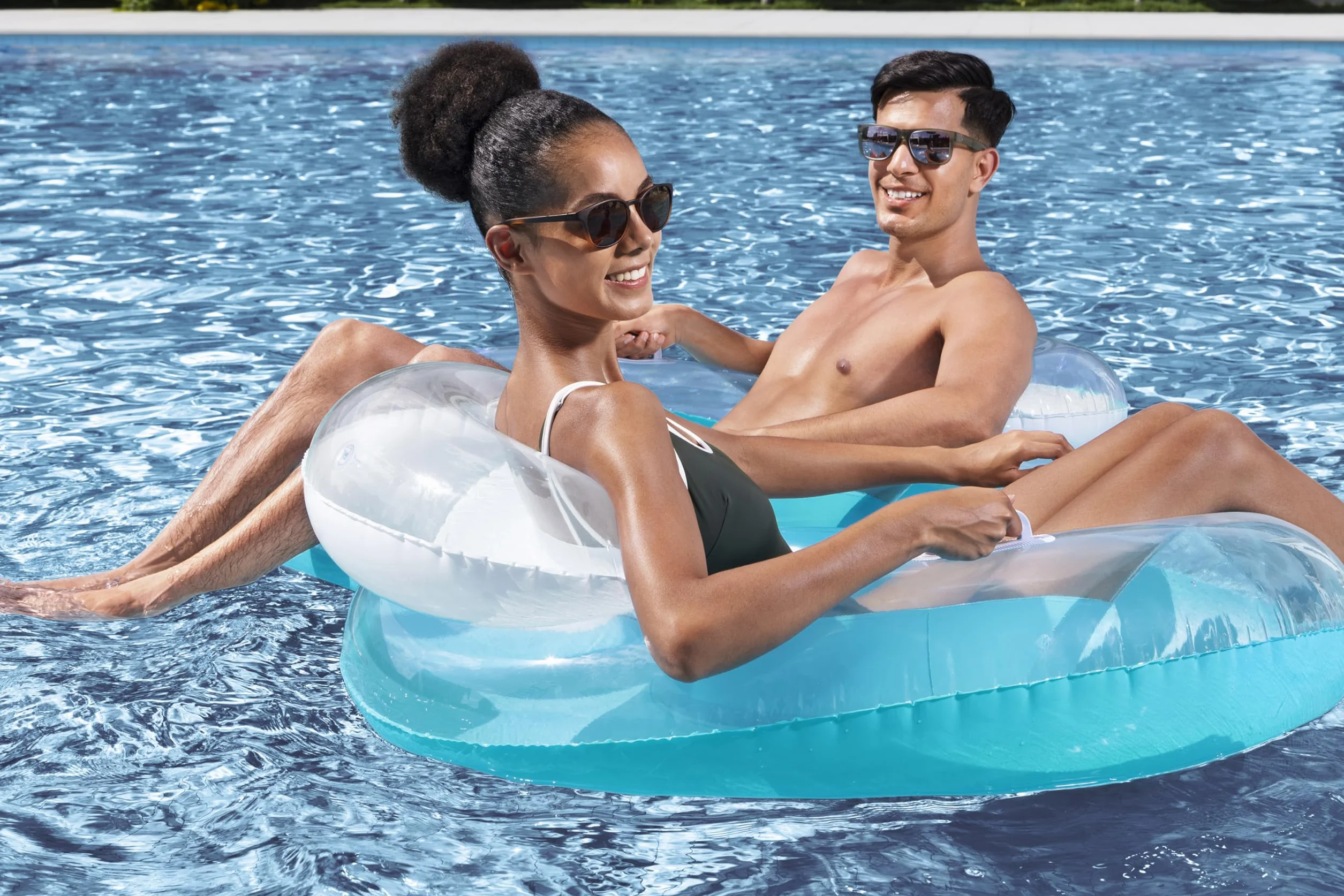 Bestway Flotador para 2 Personas Cool Comfort con Respaldo