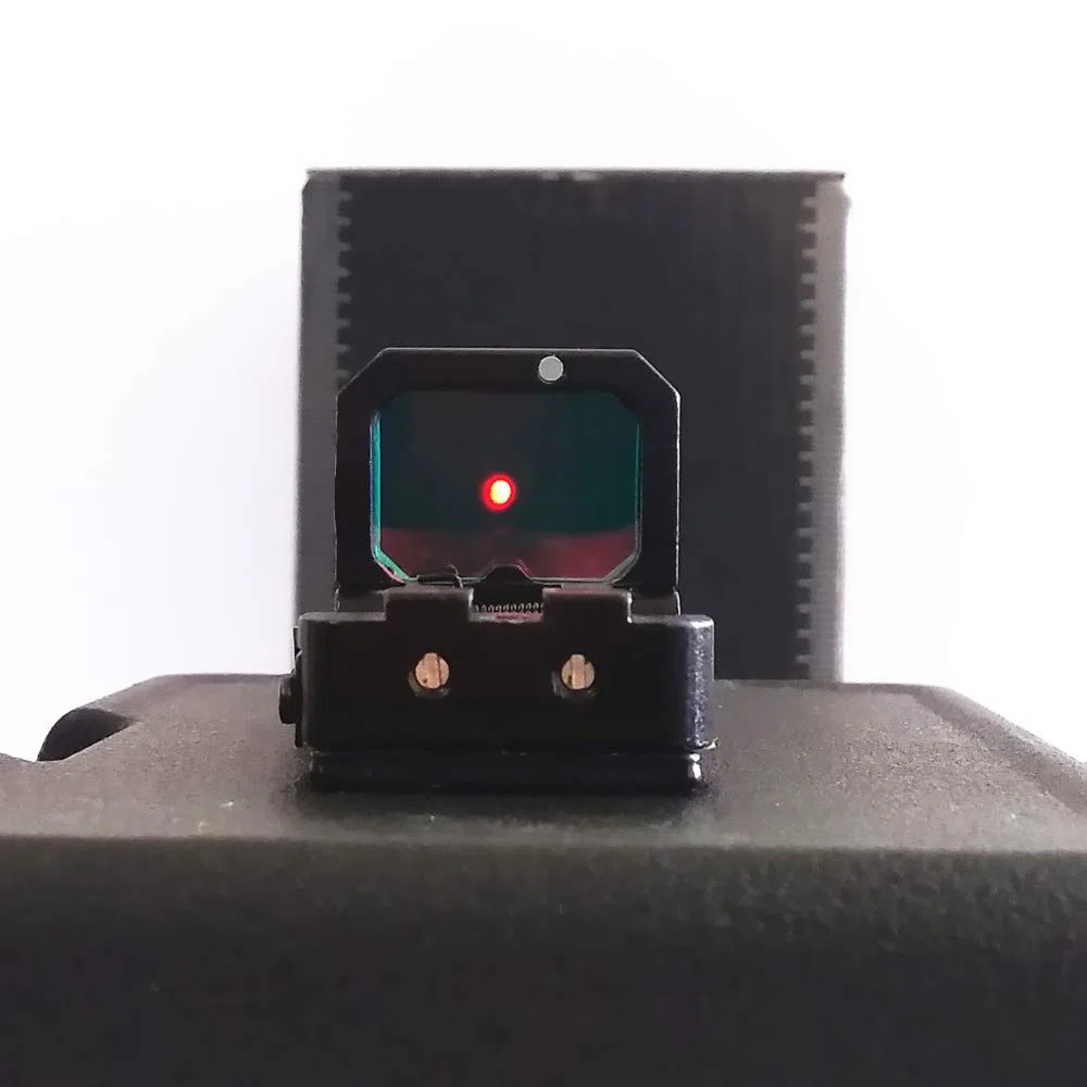 FIRECLUB Flip Red Dot Pistol Sight 3 Moa Mos RMR Slide Mount Backup Iron Sights
